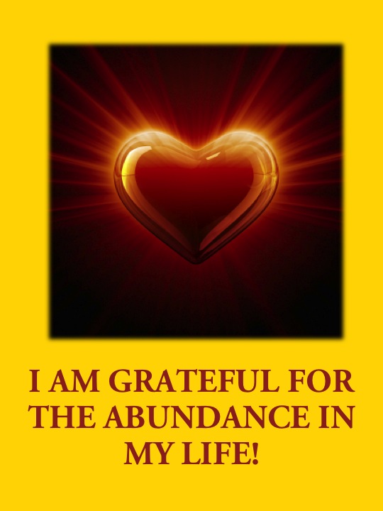 Affirmation Abundance eng