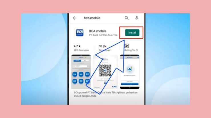 1 Pertama Download Aplikasi Bca Mobile Melalui Google Playstore Atau App Store