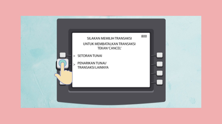 3 Setelah Masuk Pada Menu Utama Pilih Penarikan Tunai Transaksi Lainnya