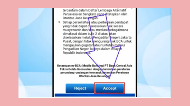 3 Jika Menyetujinya Pilih Accept
