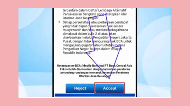 3 Jika Menyetujinya Pilih Accept