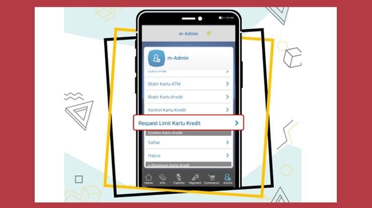 4 Lalu Pilih Menu Request Limit Kartu Kredit