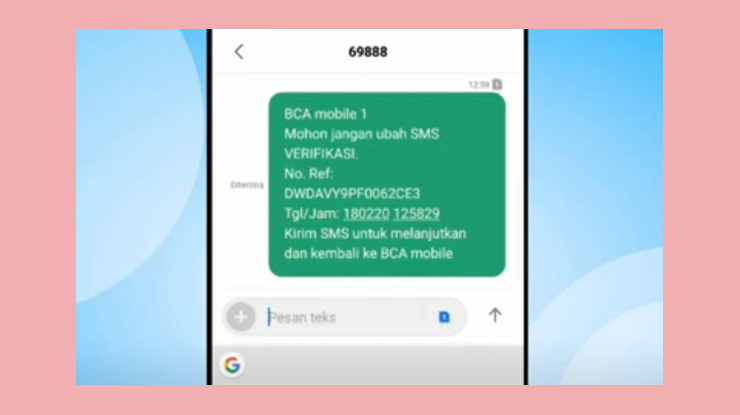 5 Kemudian Anda Akan Diarahkan Pada Untuk Mengirim Sms Jangan Ubah Format Isi Sms Tersebut