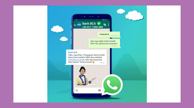 Cara Mengakses Whatsapp Bca