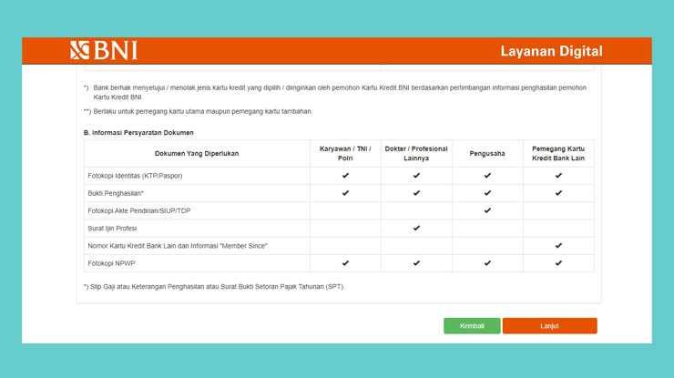 Kemudian Pada Layar Kan Muncul Tampilan Layanan Digital Lalu Scroll Ke Bawah Dan Klik Lanjut