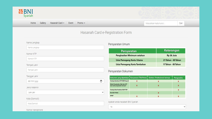 Membuat Kartu Kredit Bni Syariah Secara Online