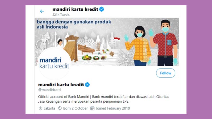 Twitter Mandiricard