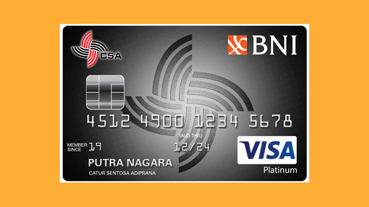 Bank Negara Indonesia Csa Card