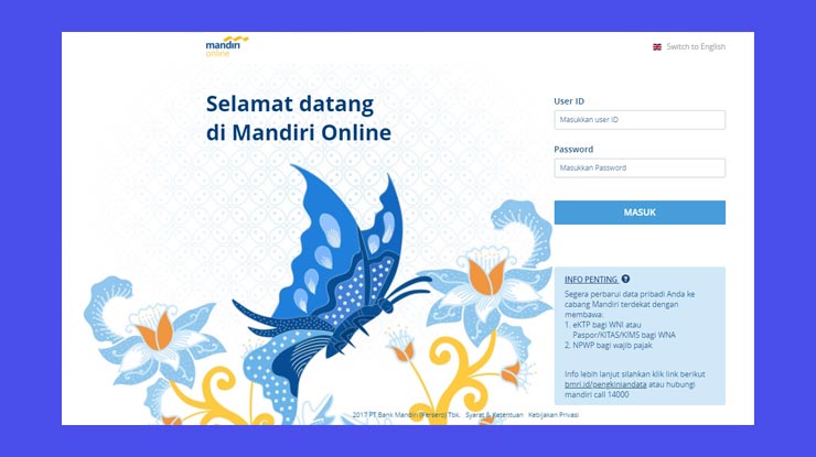 Cara Bayar Kartu Kredit Mandiri Lewat Internet Banking