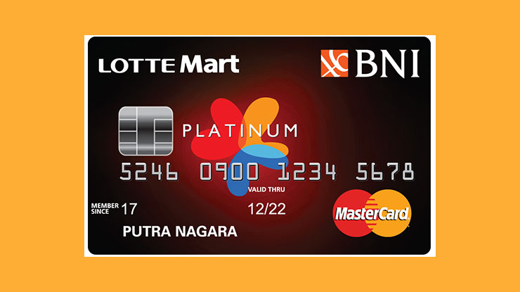 Lotte Mart Hypermart Card Bank Negara Indonesia