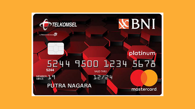 Telkomsel Card Bank Negara Indonesia