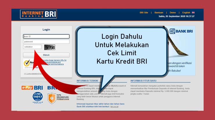 Cara Cek Melalui Internet Banking Bank Bri