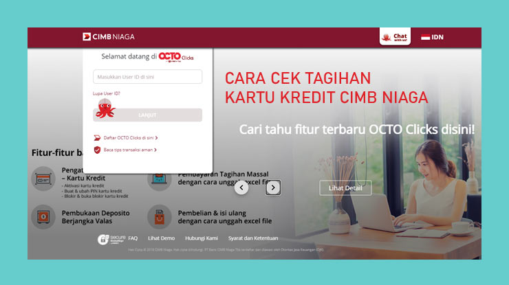 3. Mengecek Tagihan Melalui Octo Clicks