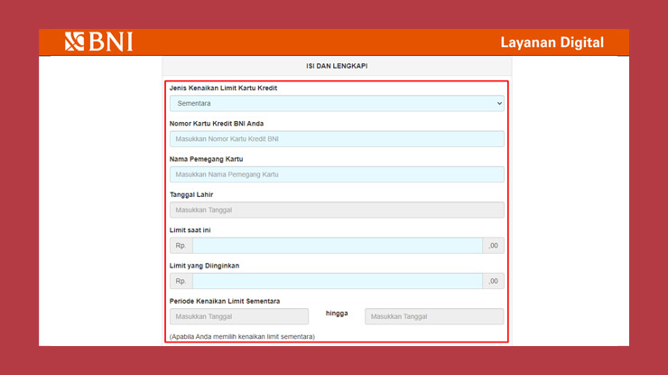 3 Lakukan Pengisian Data Kartu Kredit