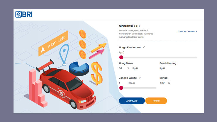 Cara Simulasi Cicilan Kkb Bri