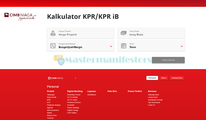 1 Akses Website Kalkulator Kpr Cimb Niaga Syariah