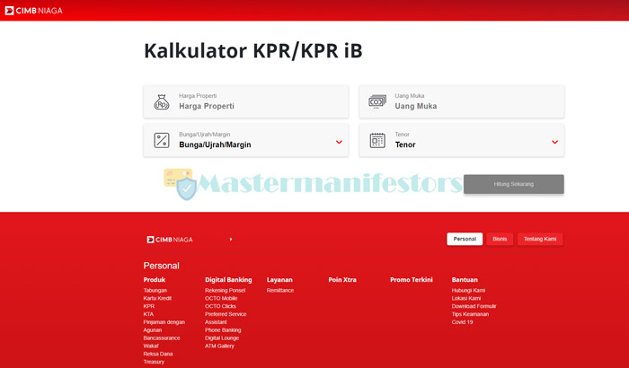 1 Akses Website Kalkulator Kpr Cimb Niaga