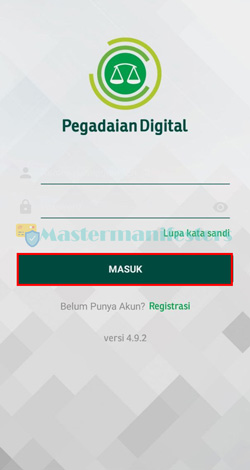 1 Login Pegadaian Online Untuk Melakukan Simulasi Krasida 2021
