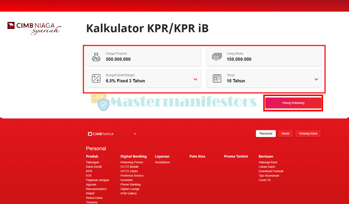 2 Masukkan Data Permohonan Kpr Syariah