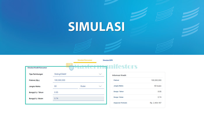 2 Masukkan Informasi Pinjaman