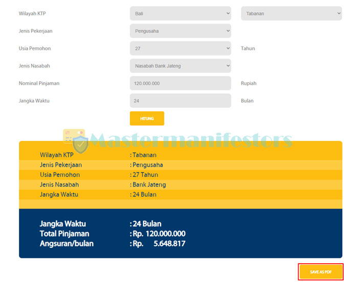 3 Simpan Hasil Simulasi