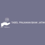 Tabel Pinjaman Bank Jatim