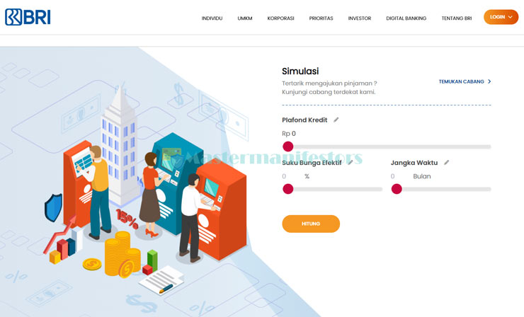 1 Buka Situs Simulasi Kur Bri Tanpa Agunan