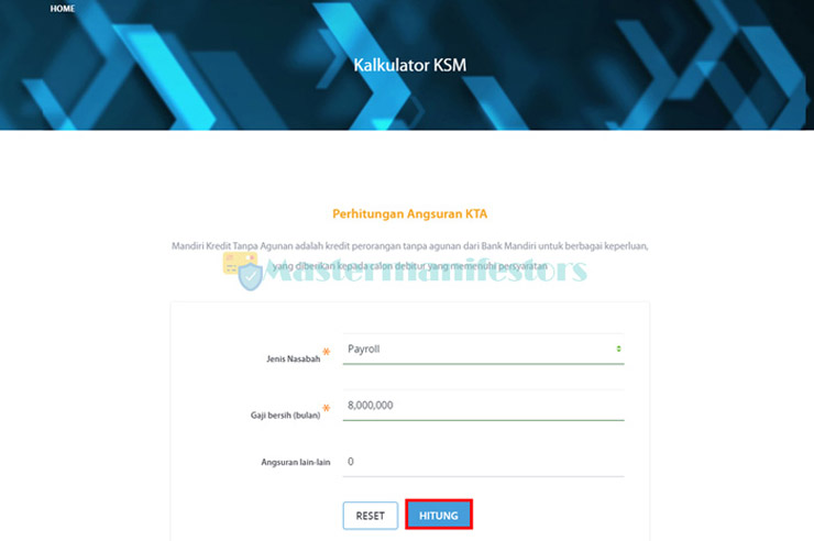 2 Masukkan Data Pengajuan Kta