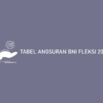Tabel Angsuran Bni Fleksi 2021