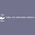 Tabel Kta Cimb Niaga Syariah 2021