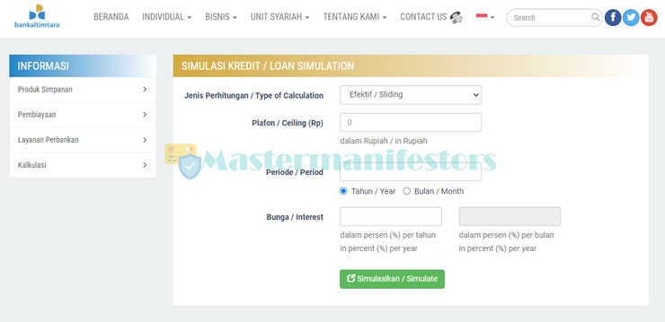 1 Kunjungi Website Resmi Bank Kaltimtara