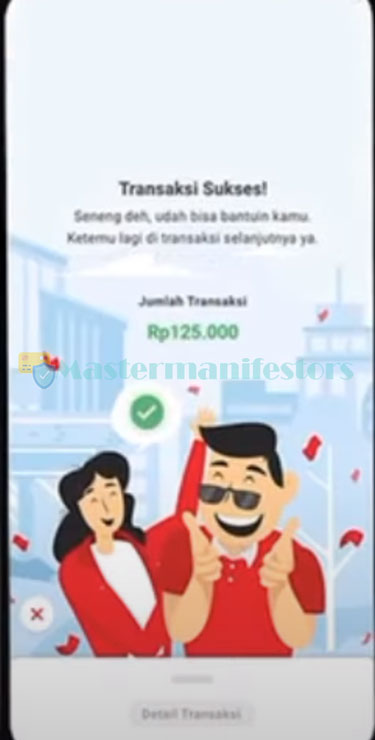 5. Notifikasi Keberhasilan