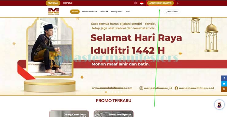 1 Kunjungi Website Resmi Mandala Finance