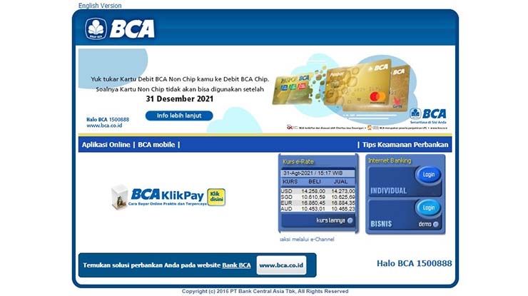 Bayar Angsuran Lewat Internet Banking BCA