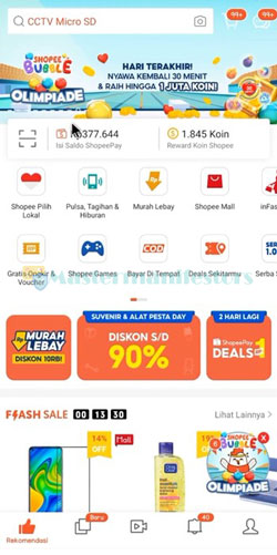 Buka Aplikasi Shopee