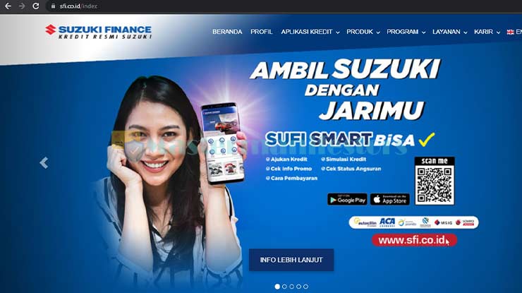 Buka Situs Resmi Suzuki Finance