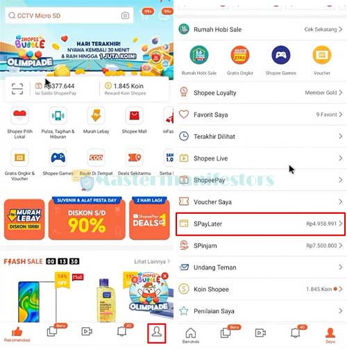 Cara bayar shopee paylater lebih awal