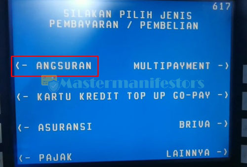 Pilih Opsi Angsuran