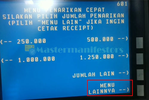 Pilih Transaksi Lainnya