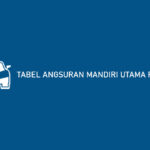 Tabel Angsuran Mandiri Utama Finance