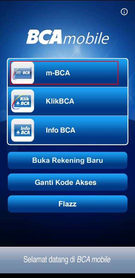 Buka Aplikasi BCA Mobile