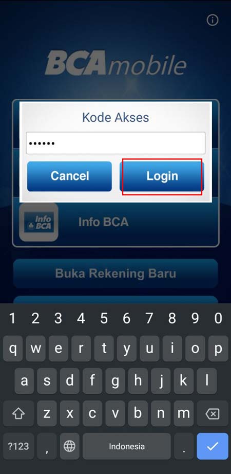 Login Ke Akun BCA