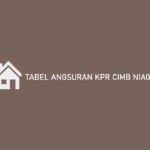 Tabel Angsuran KPR CIMB Niaga