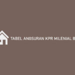 Tabel Angsuran KPR Milenial BTN