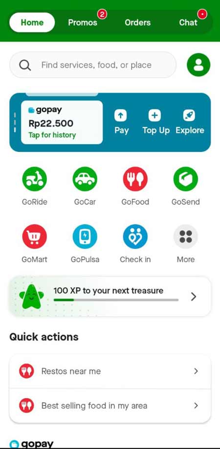 Buka Aplikasi Gojek