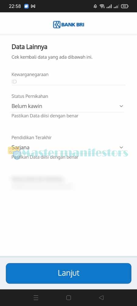 Pengecekan Data Pemilik Rekening