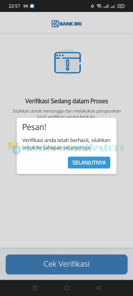 Verifikasi Data Pribadi