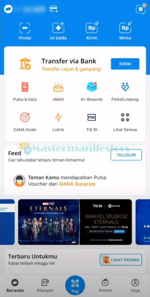 1. Buka Aplikasi DANA Versi Terbaru