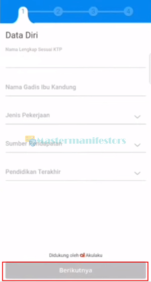 5. Masukkan Data Diri