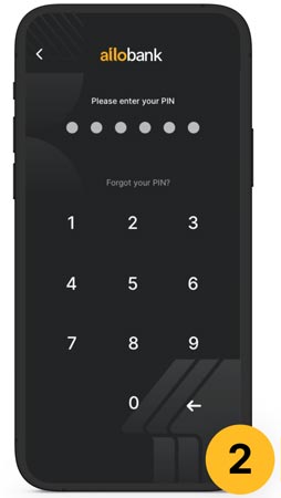 2. Masukan PIN Transaksi Allo